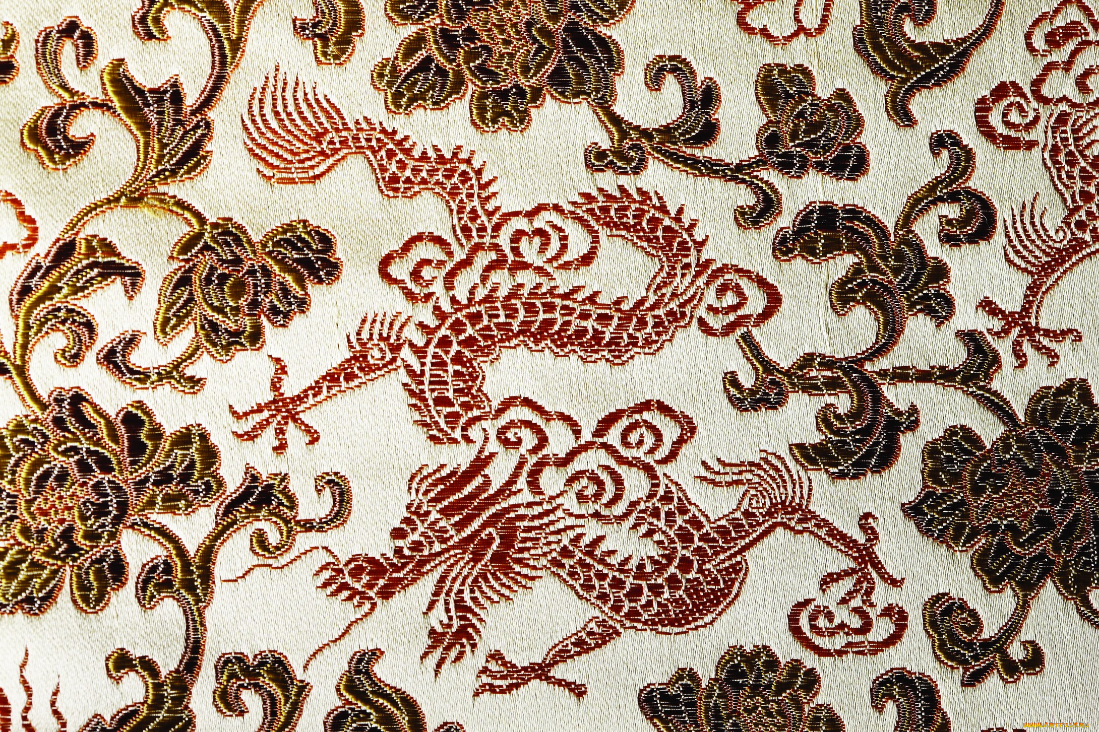 Китайский шелк орнамент